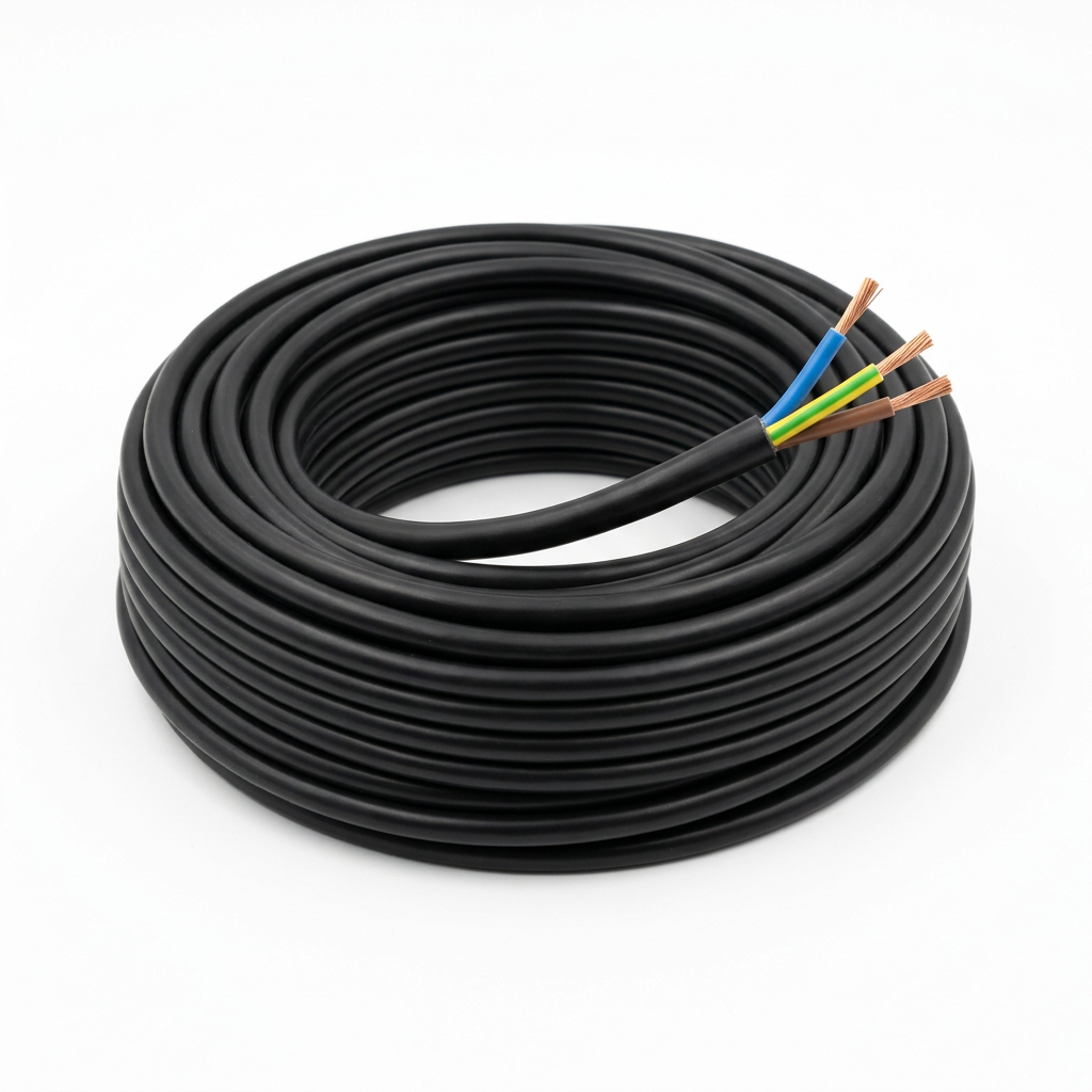 H03VVH2-F 3×0.75 mm² Black