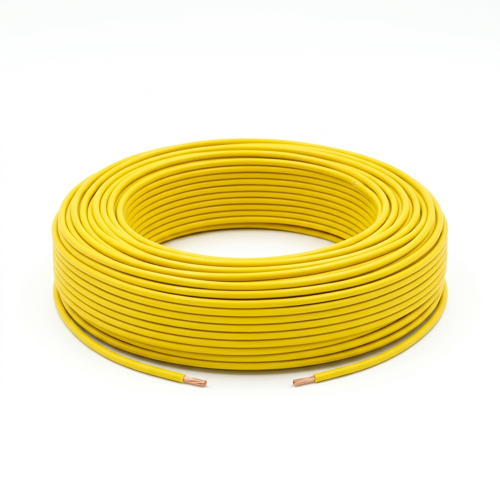 Проводник ПВА2 0.5 mm², жълт