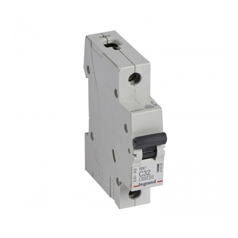 Автоматичен прекъсвач Legrand RX3 1P 32A C 6kA
