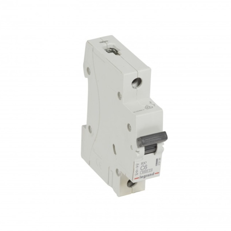 Miniature Circuit Breaker Legrand RX3 1P 6A 6kA C curve