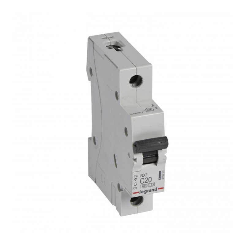 Miniature Circuit Breaker Legrand RX3 1P 20A C6000