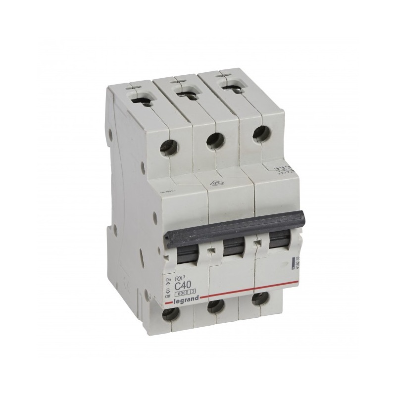 Miniature Circuit Breaker Legrand RX3 3P 40A C6000