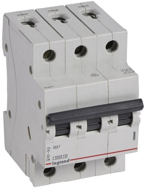 Miniature Circuit Breaker Legrand RX3 3P 16A B-Curve 6kA