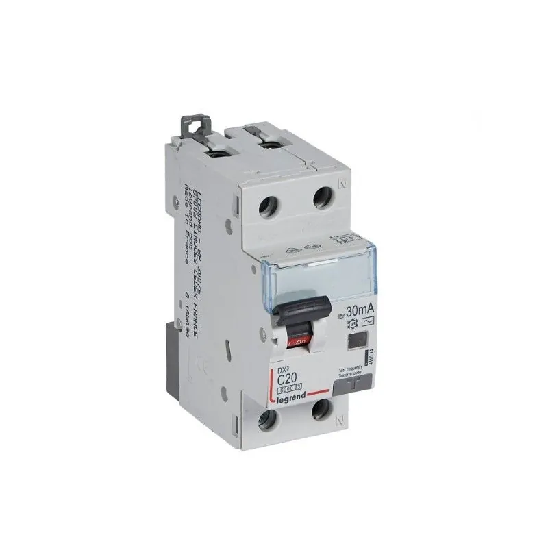 RCBO Legrand DX3 1P+N C20 20A 30mA 6kA AC