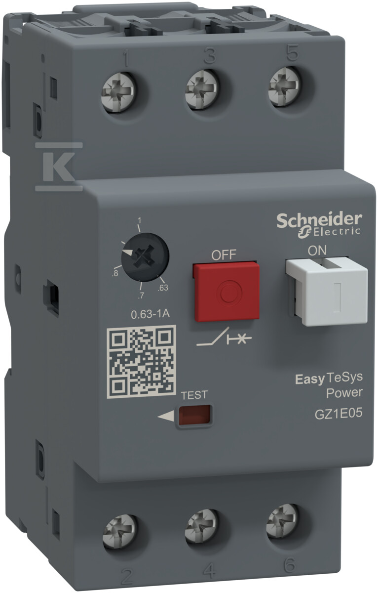 Motor Circuit Breaker GZ1-M05 1A - Schneider Electric
