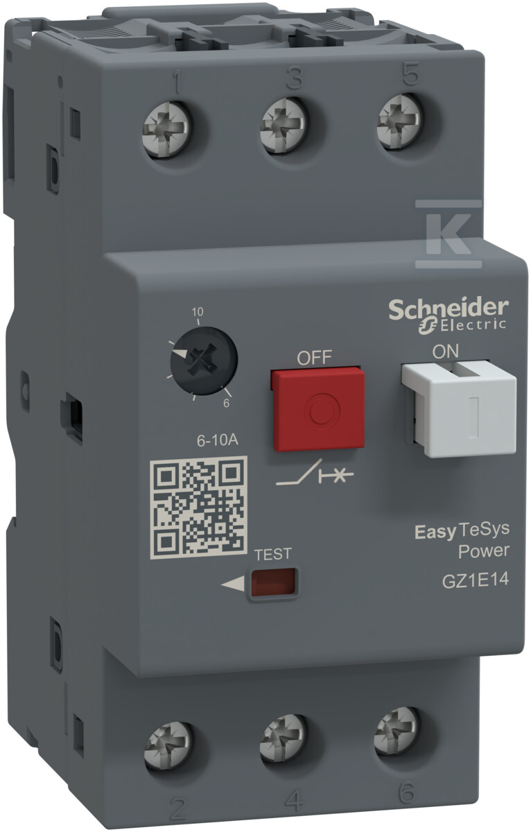 Motor Circuit Breaker GZ1-E14 10A - Schneider Electric
