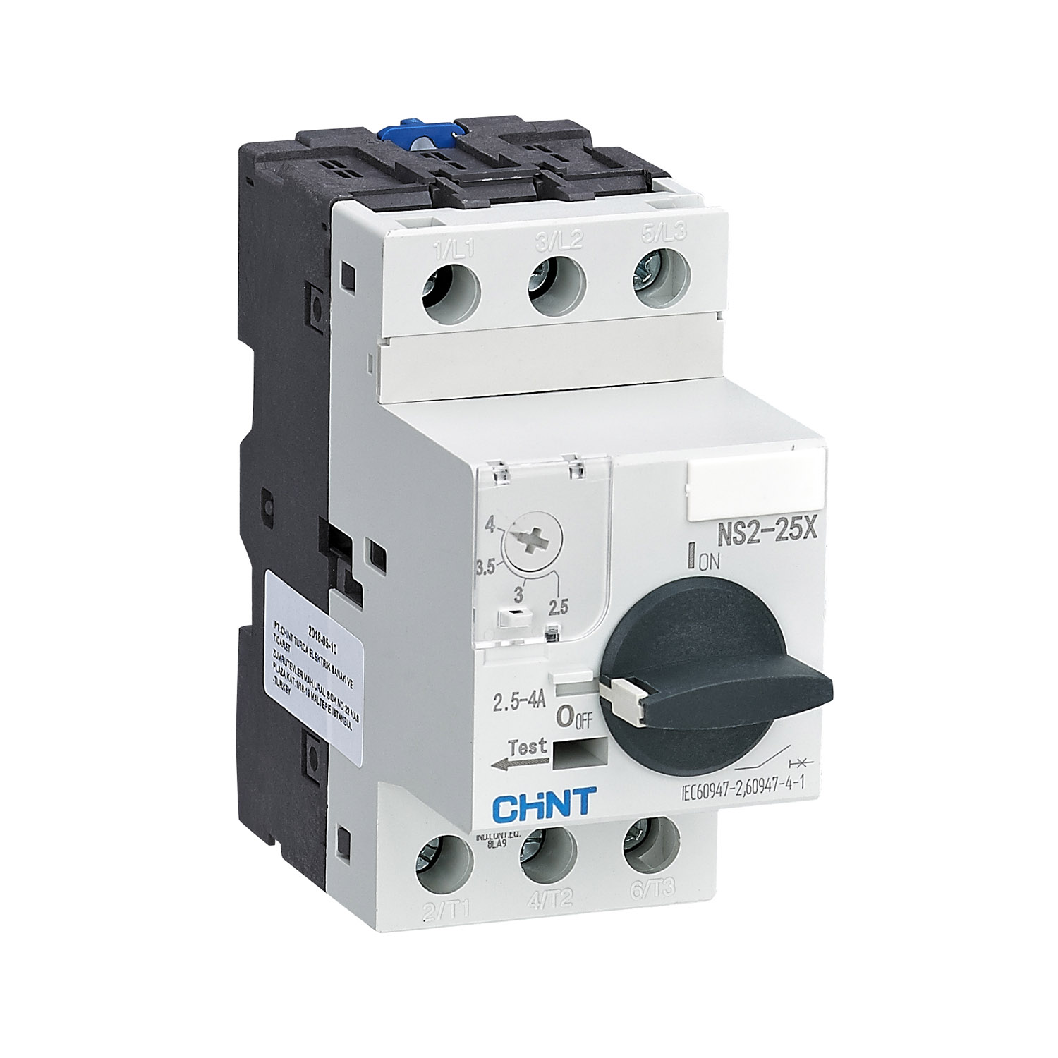 Motor Protection Circuit Breaker CHINT NS2-25X 2.5-4A