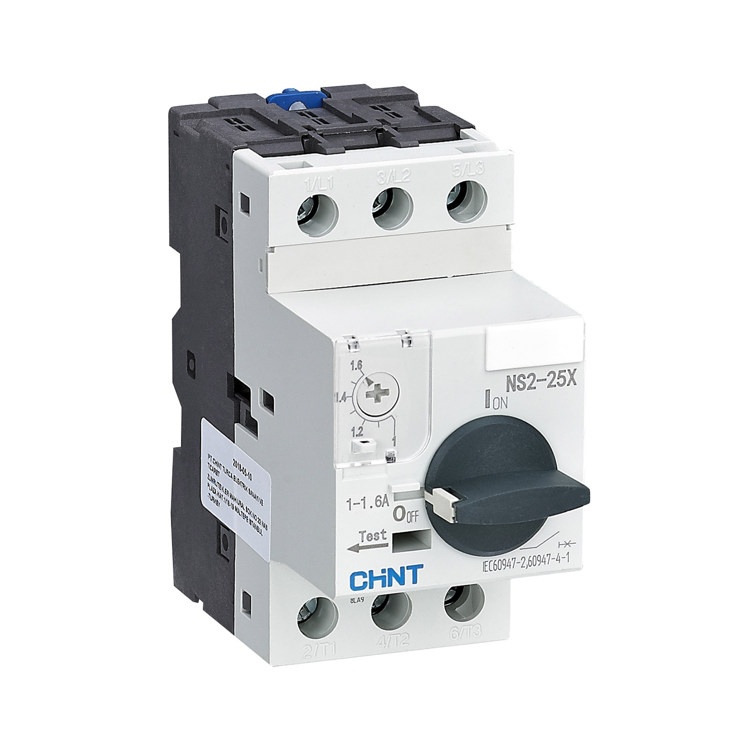 Моторен прекъсвач Chint NS2-25X 1-1.6A 