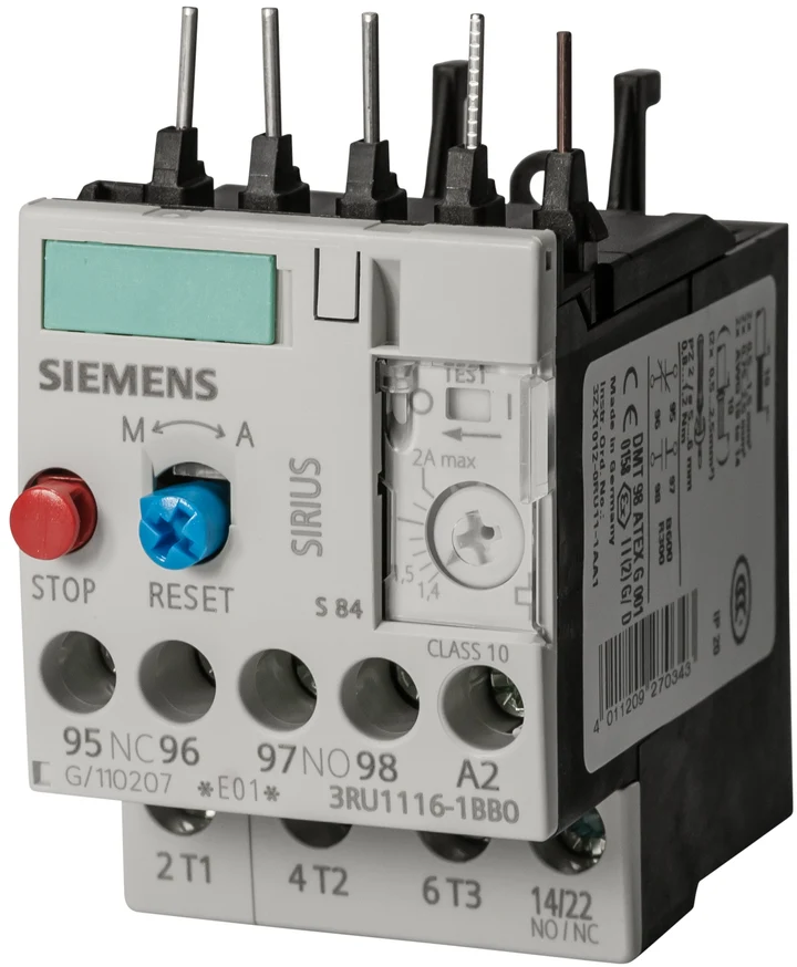 Термична Защита SIEMENS 3RU1116-1BB0 1.4-2A
