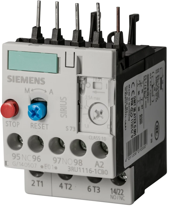 Термична защита SIEMENS 3RU1116-1CB0 1.8-2.5A
