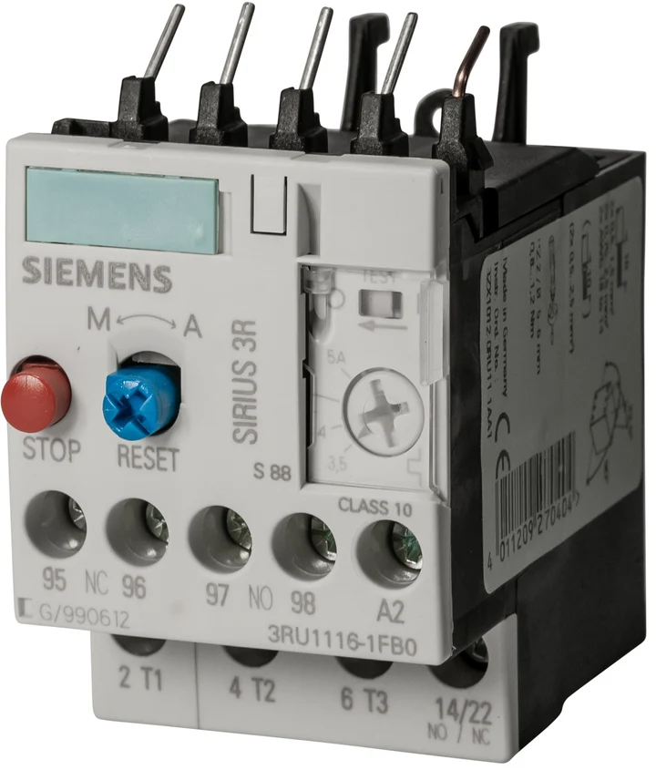 Термична защита Siemens 3RU1116-1FB0 3.5-5A