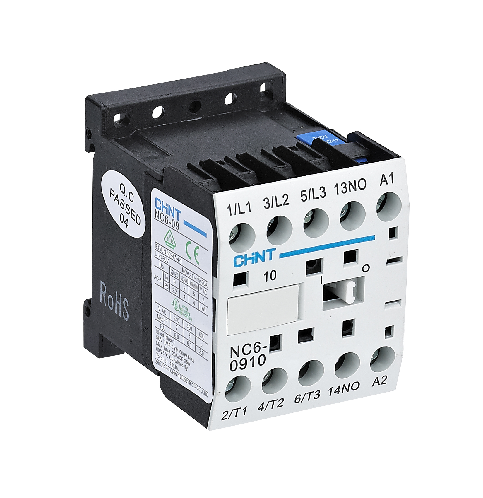 Контактор Chint NC6-0910 3P 9A 24V AC