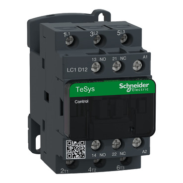 Контактор Schneider Electric LC1D12Q7 3P 12A 380V AC