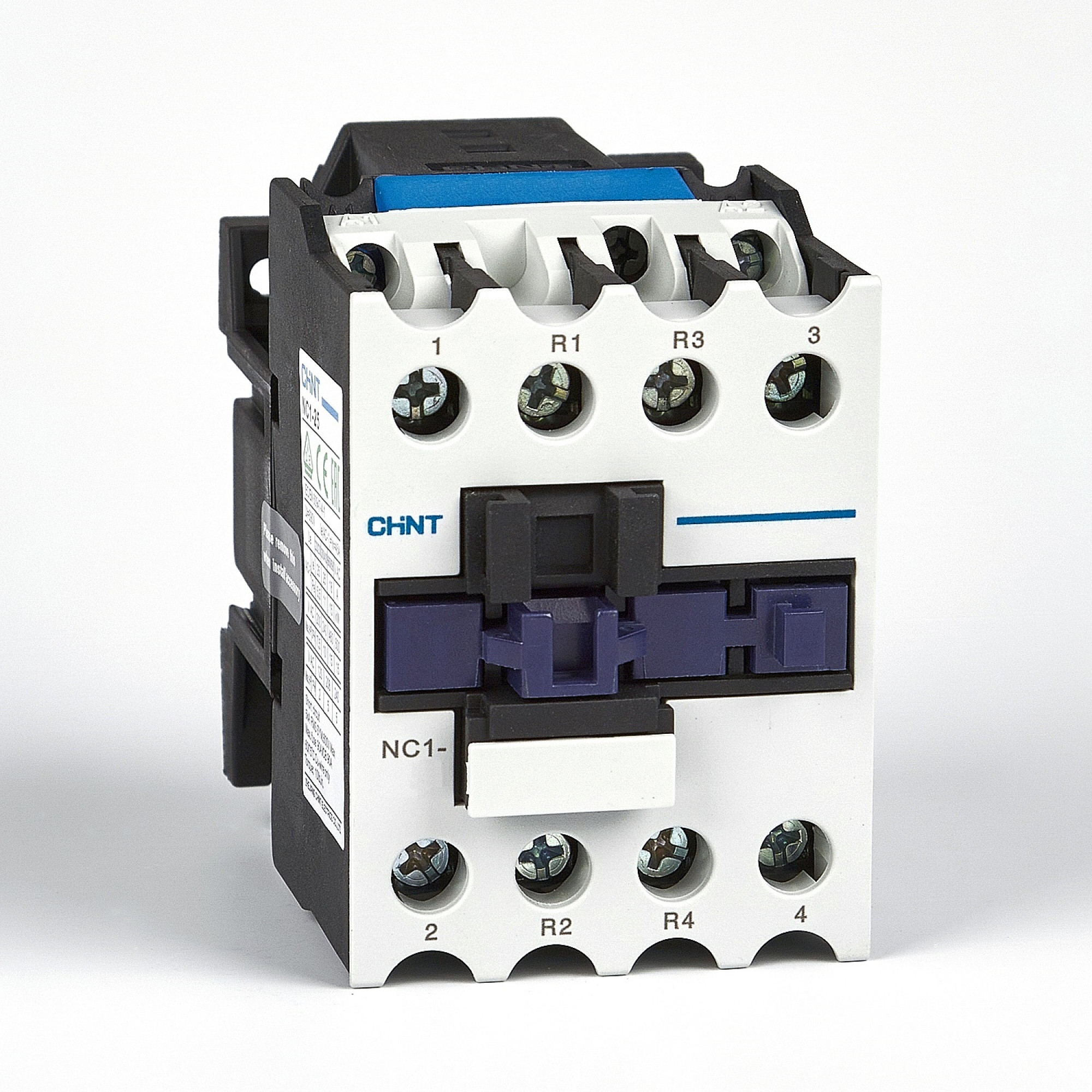 Chint NC1-2508 Contactor 4P, 2NO+2NC, 25A, 11kW, 220V AC