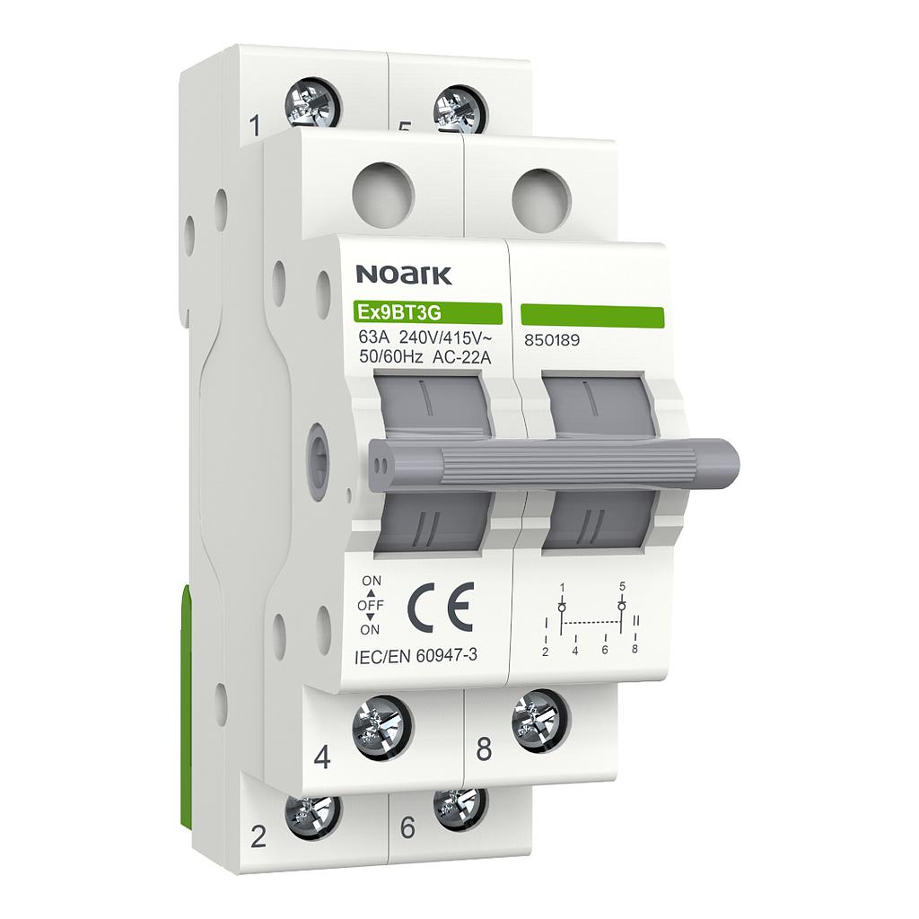 Changeover Switch Noark Ex9BT3G 2CO 63A