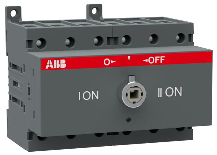 Превключвател 63А ABB 1/0/2 с ръкохватка OT63F3C