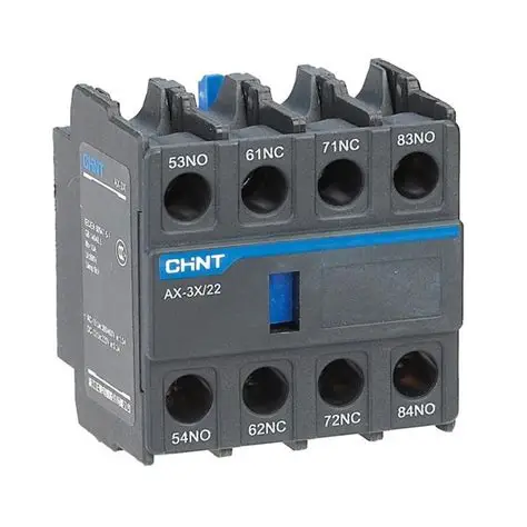 Допълнителен контактен блок Chint NXC-AX-3X/22  2NO+2NC