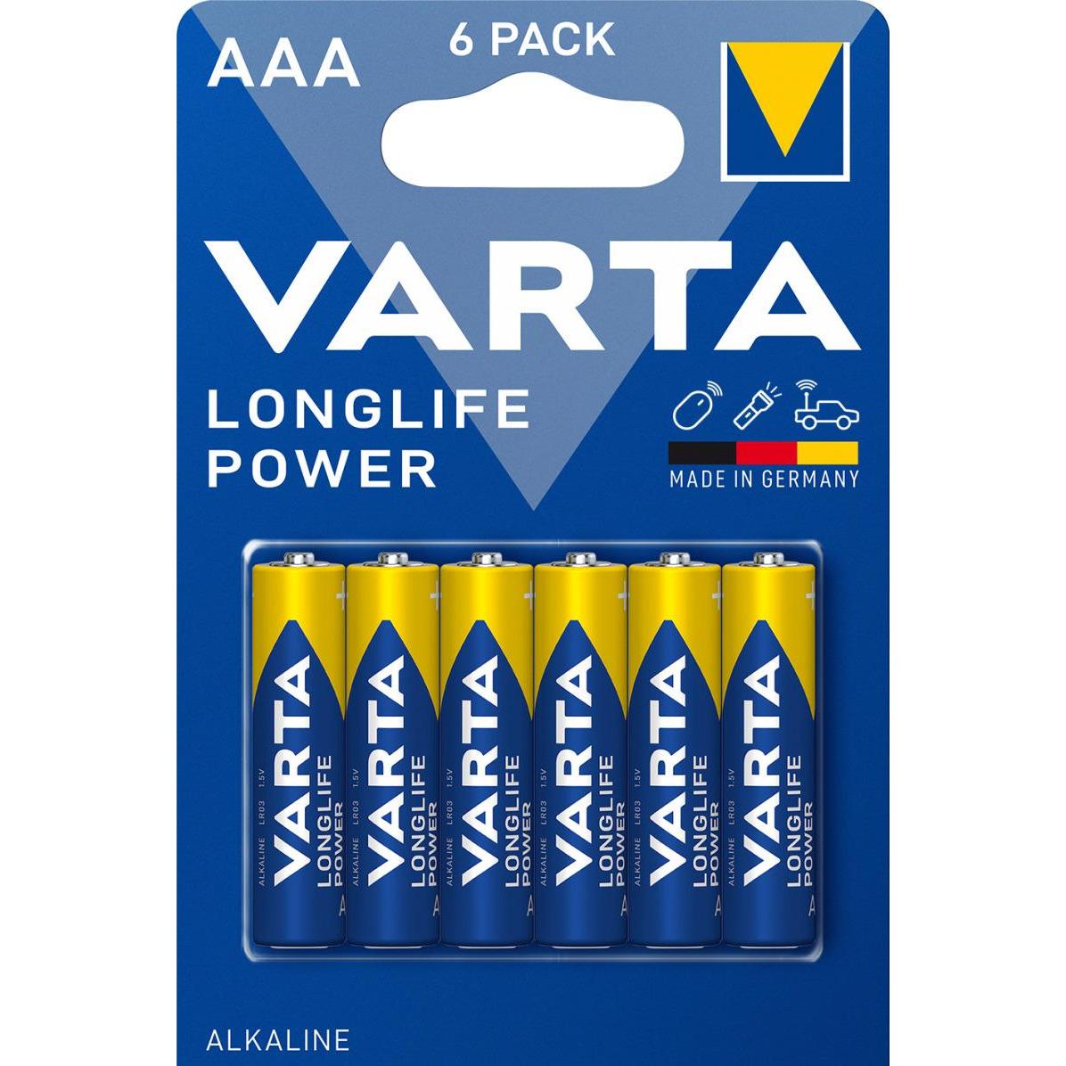 VARTA AAA Alkaline Battery, 1.5V